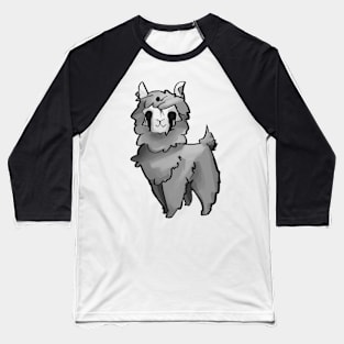 Cute Doomed Alpaca Baseball T-Shirt